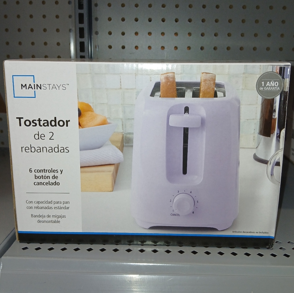 (New) 2-Slice Toaster (Lavender)